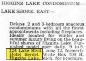 Hotel Berdel - Oct 1970 Conversion To Condos Announced
